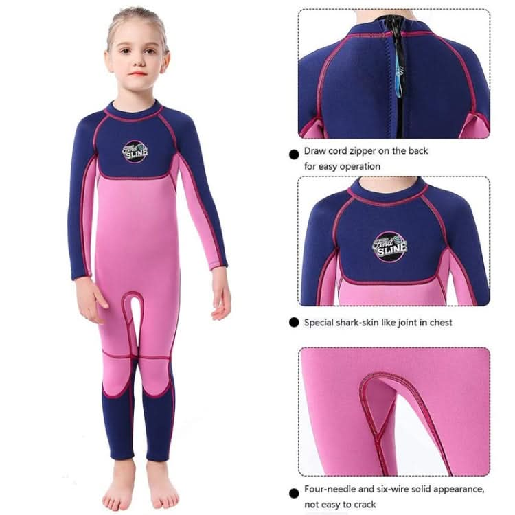 SLINX 1902 Long Sleeve Warm Kids Sun Protection Wetsuit Reluova