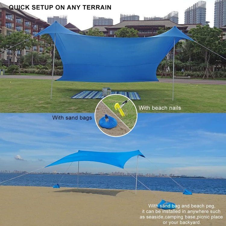 Outdoor Beach Lycra Canopy Camping Tent Sunshade Fishing Tent, Size: Reluova