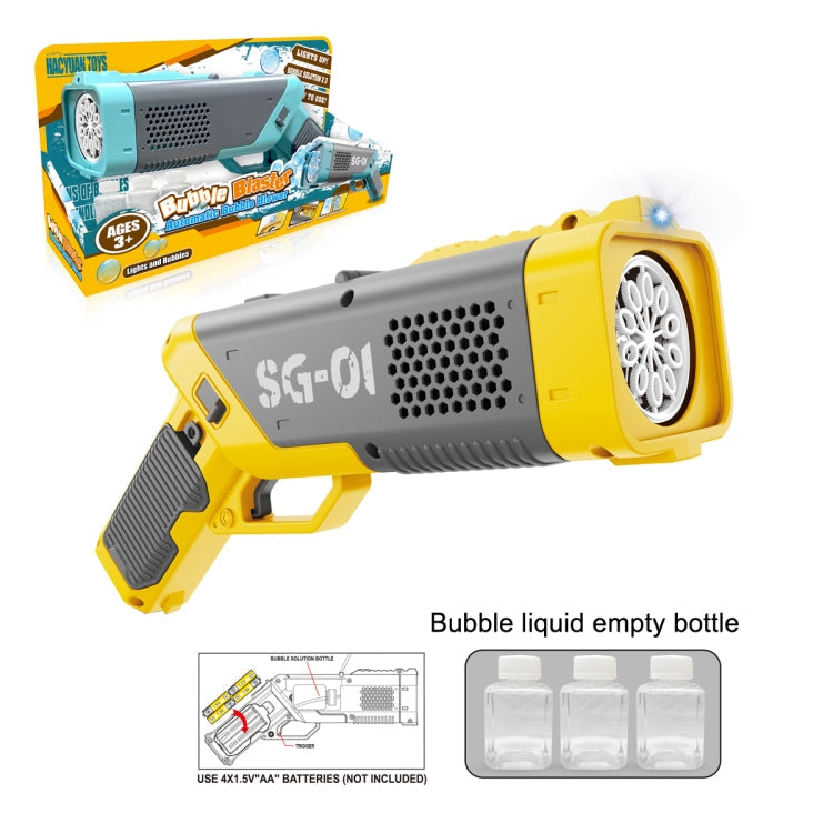 10 Holes Electric Light Fully Automatically Handheld Bubble Machine