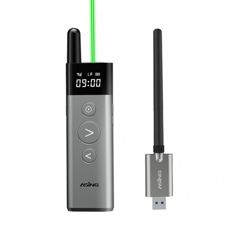 ASiNG A10 Green Light PPT Page Turning Pen Remote Control Presentation Pen, Capacity: