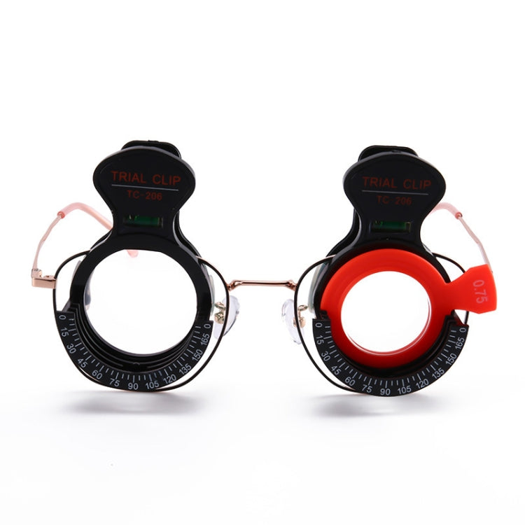 2 PCS/Set Monocular Glasses Adjustable Optometry Trial Frame Wearable Clip With Balancer-Reluova