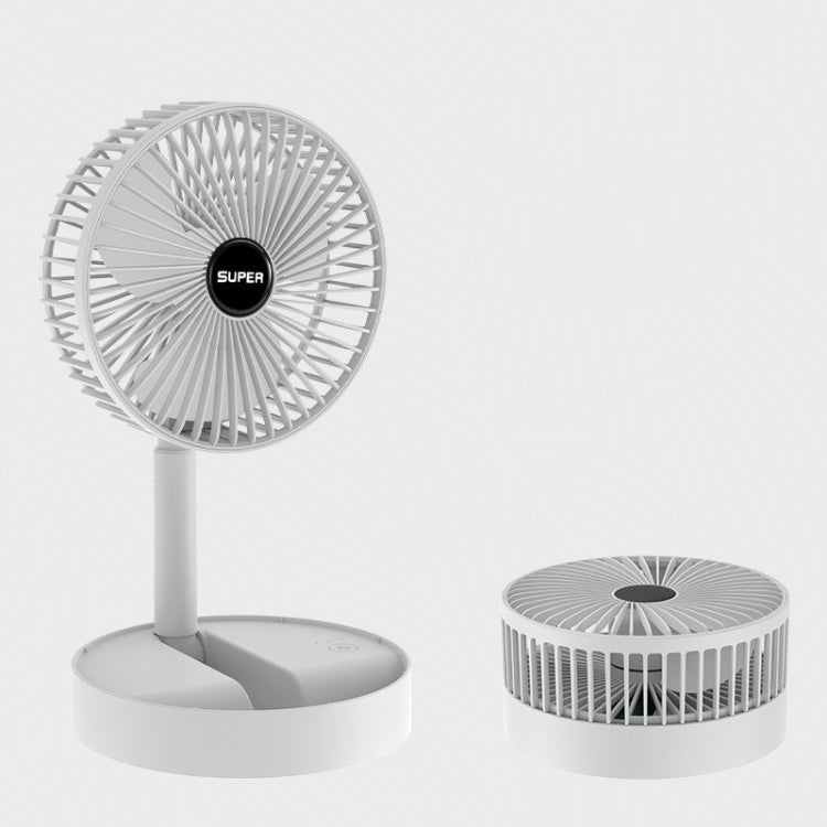 Portable Folding Fan  Retractable Floor Standing Fan,Style: Reluova