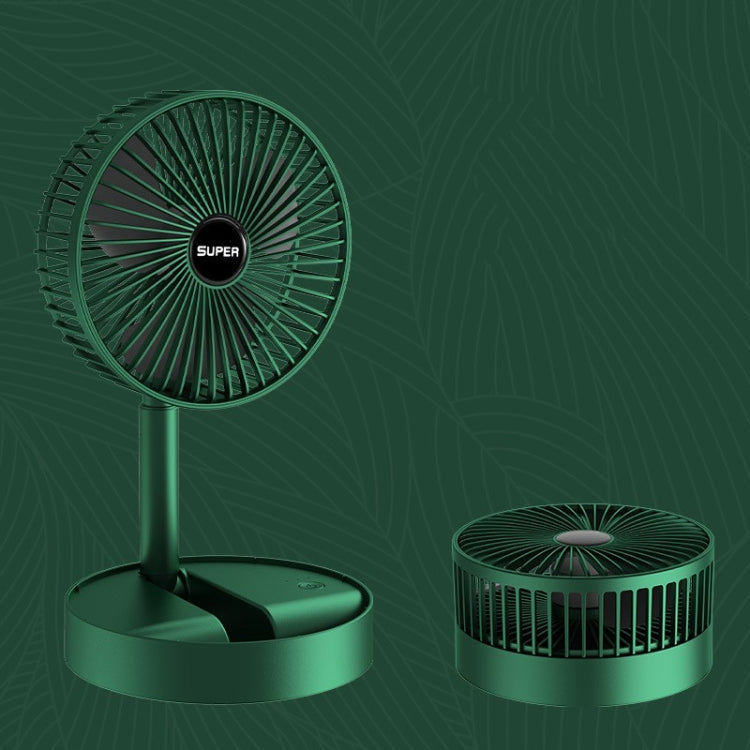 Portable Folding Fan  Retractable Floor Standing Fan,Style: Reluova