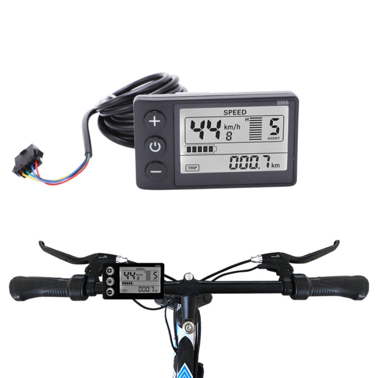 S866 Electric Bicycle Mountain Bike LCD Meter Reluova