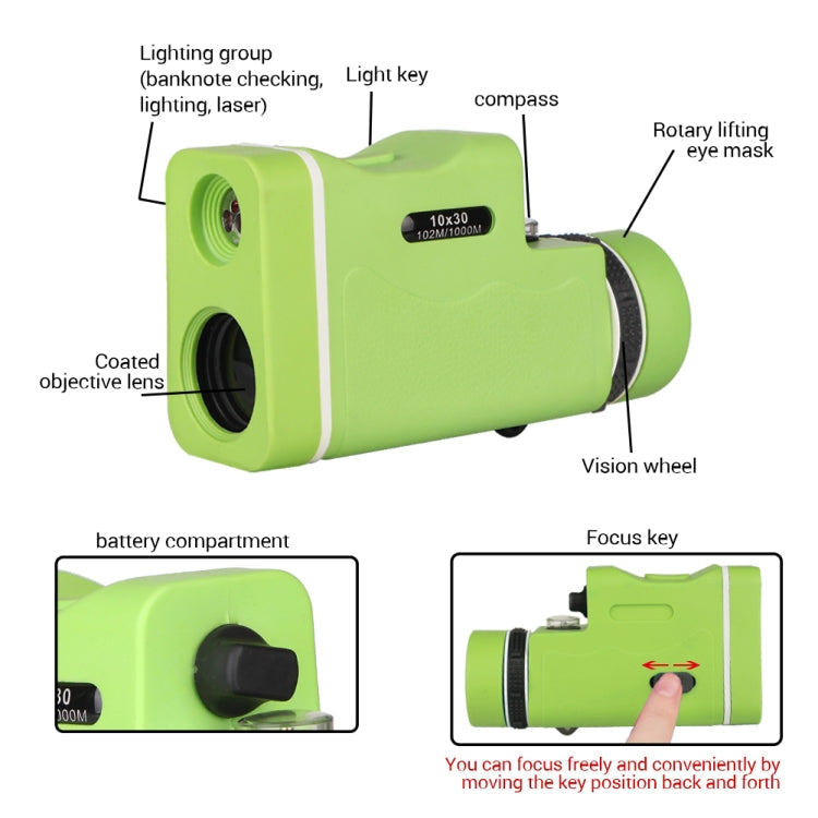 CS-1030 10X Colorful High List Binoculars with Infrared Light Reluova