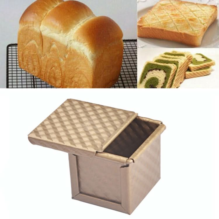 Square Toast Box Non-Stick Water Cube Toast Mold, Style: Reluova