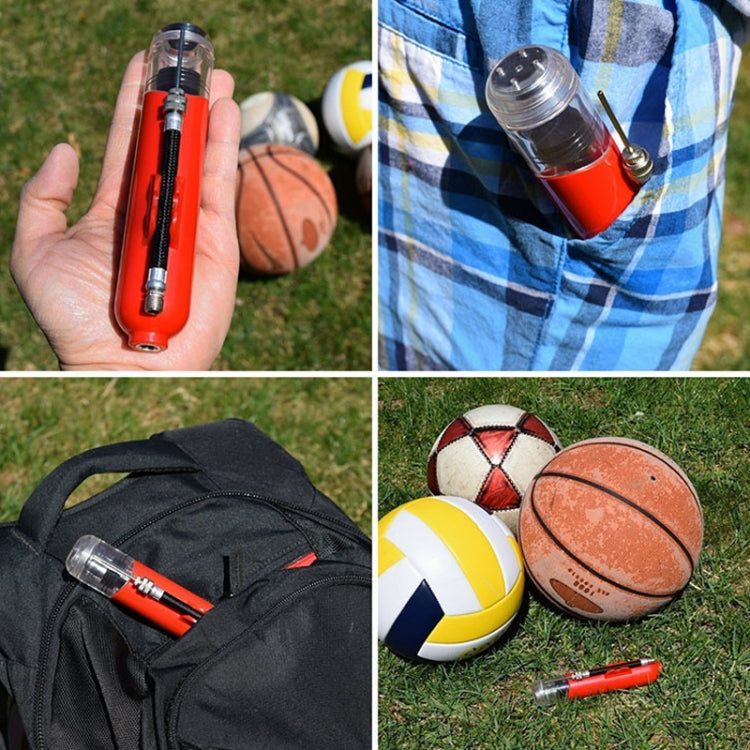 Two-Way Mini Ball Pump Football Basketball Portable Inflatable Pump