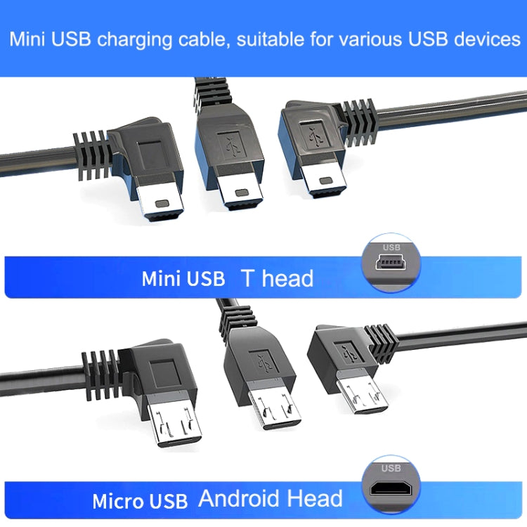 Driving Recorder Power Cord USB Car Charger Antihypertensive Line, Style: