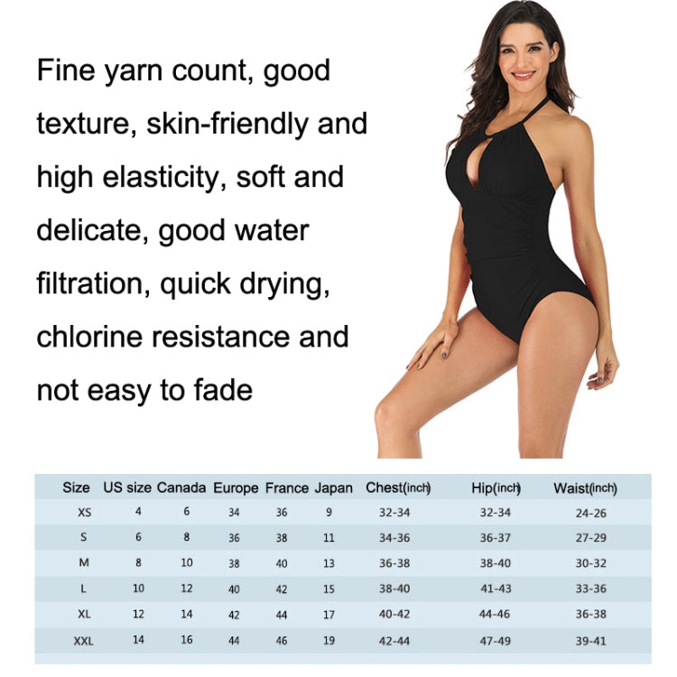 DS40 Ladies Slim and Conservative Halter Neck Swimsuit, Series 2