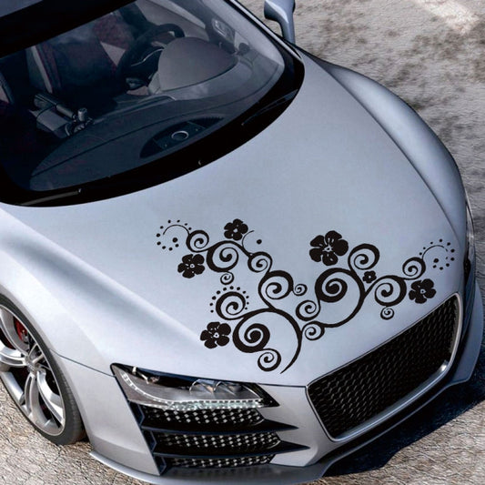 D-908 Summer Flower Totem PVC Car Hood Sticker ÎҵÄÉ̵ê