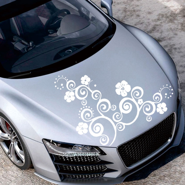 D-908 Summer Flower Totem PVC Car Hood Sticker ÎҵÄÉ̵ê