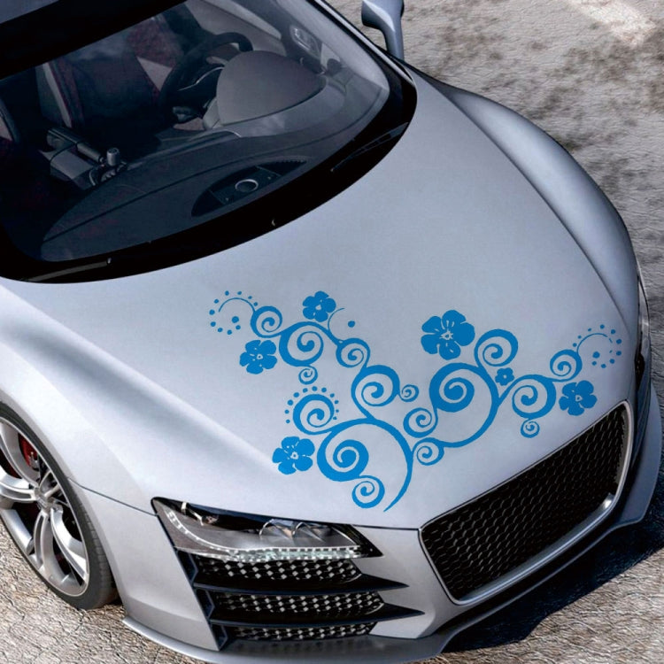 D-908 Summer Flower Totem PVC Car Hood Sticker ÎҵÄÉ̵ê