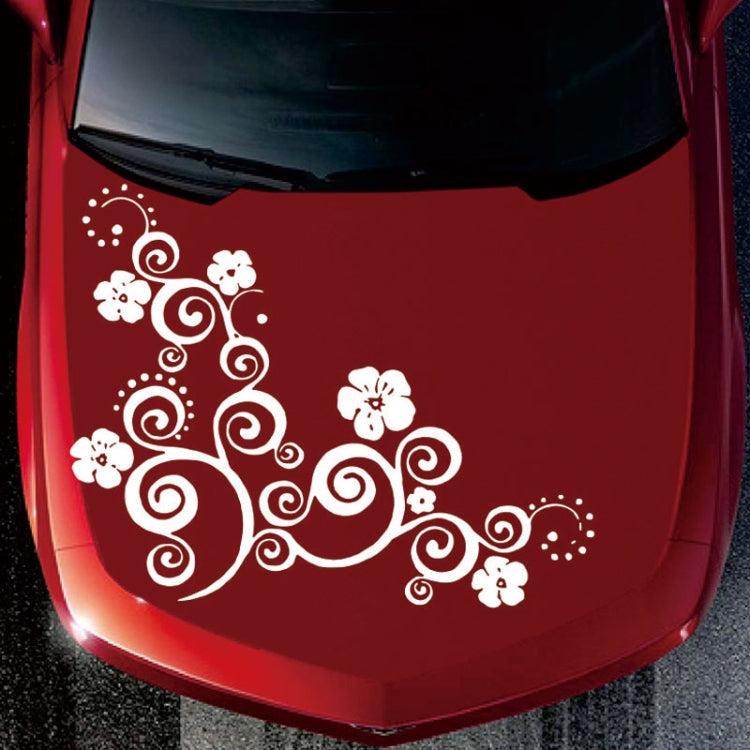 D-908 Summer Flower Totem PVC Car Hood Sticker ÎҵÄÉ̵ê