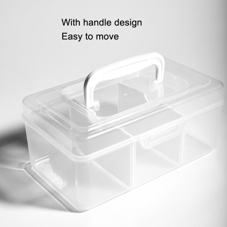 Portable Medicine Box Home Medicine Plastic Storage Box, Style: