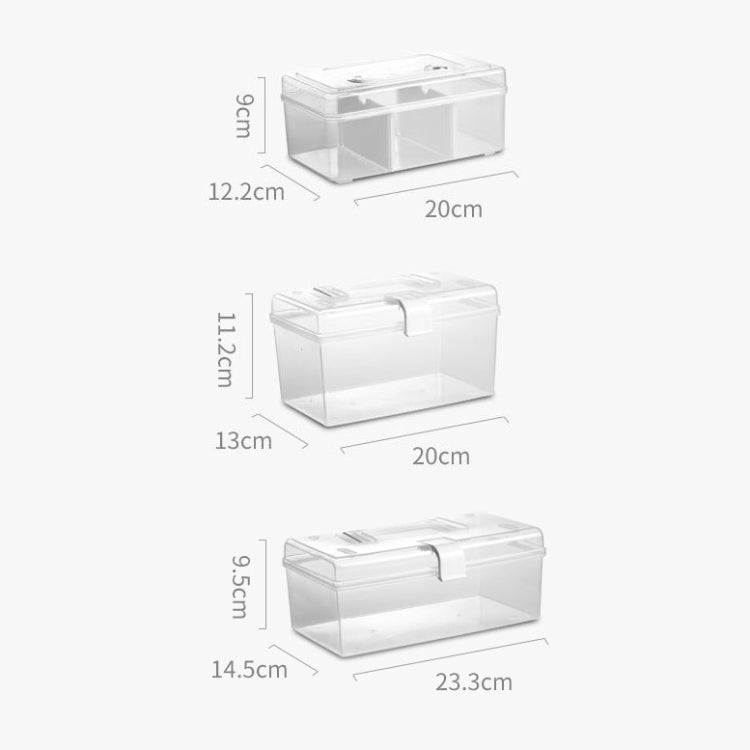 Portable Medicine Box Home Medicine Plastic Storage Box, Style: Reluova