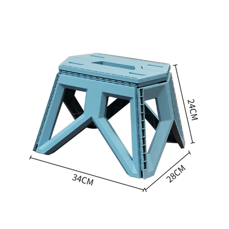 Portable Thickened Plastic Folding Stool Outdoor Fishing Stool Reluova