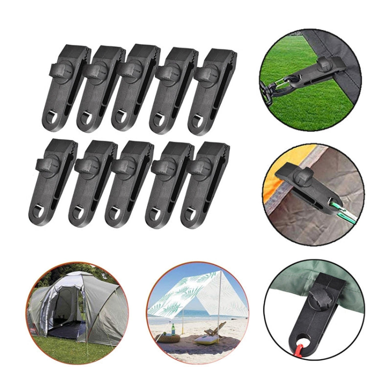 Outdoor Camping Windproof Canopy Fixed Tent Clip Rope Buckle Quick Hanging Set