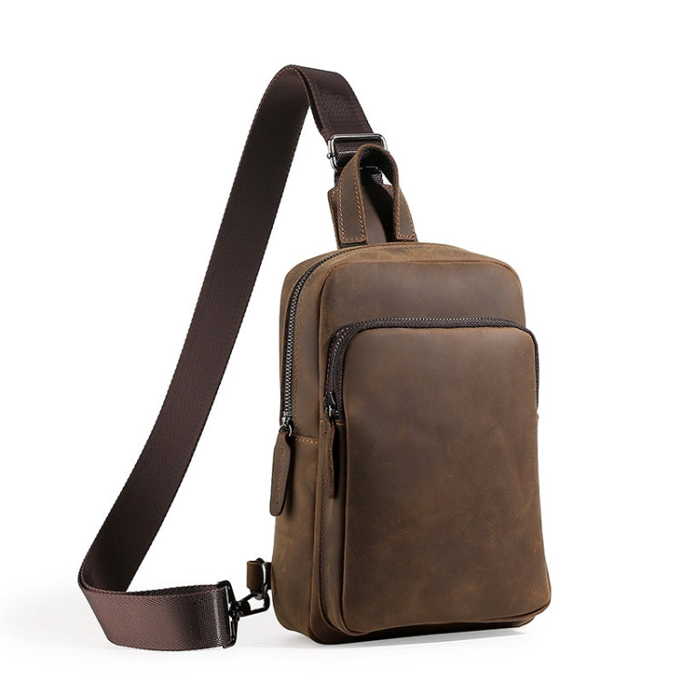 TP-6021 Men Vintage Leather Travel Messenger Bag Reluova