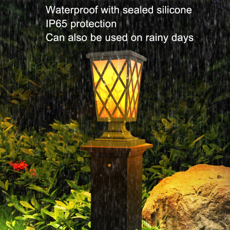 Solar Stigma Flame Lamp Garden Fencee LED Landscape Light My Store