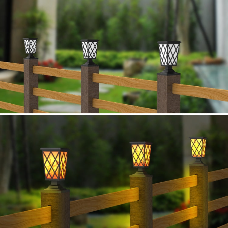 Solar Stigma Flame Lamp Garden Fencee LED Landscape Light My Store