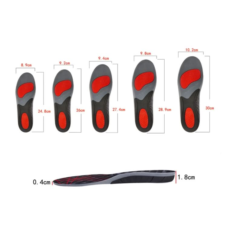 Silicone Shock-absorbing Breathable Sweat-absorbing TPE Insoles Reluova