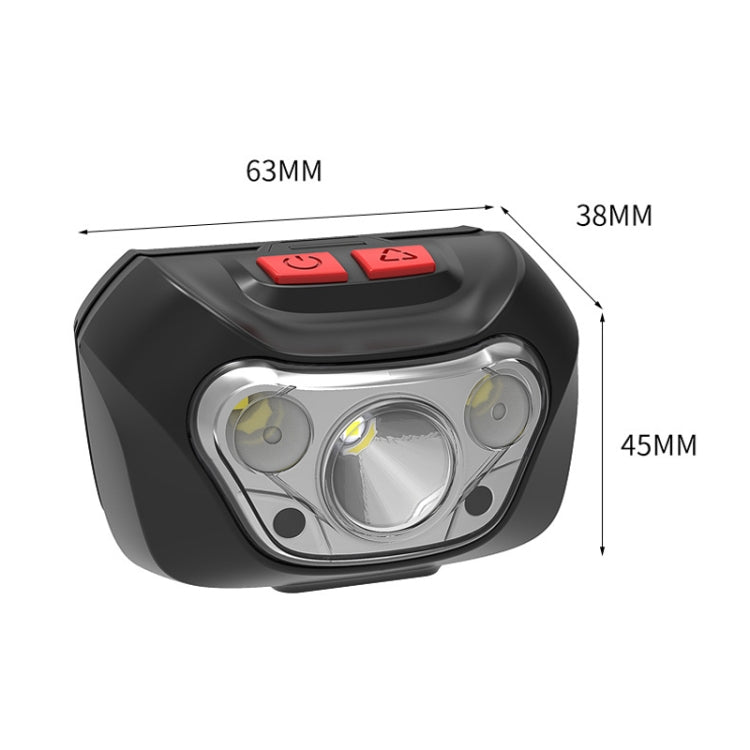 Outdoor Glare Small Headlight Plastic Fishing Head Wearing Light My Store