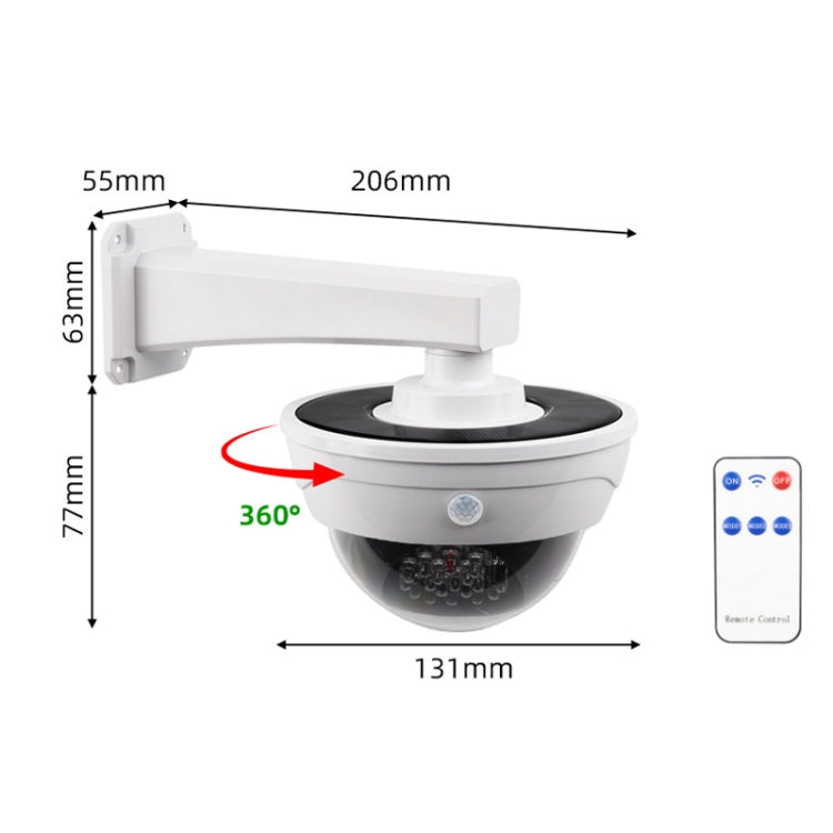 Solar Simulation Camera Monitoring Light Human Body Induction Wall Light