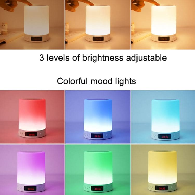 Bluetooth Speakers Pat Lights Charging Card Audio With Atmosphere Lamp