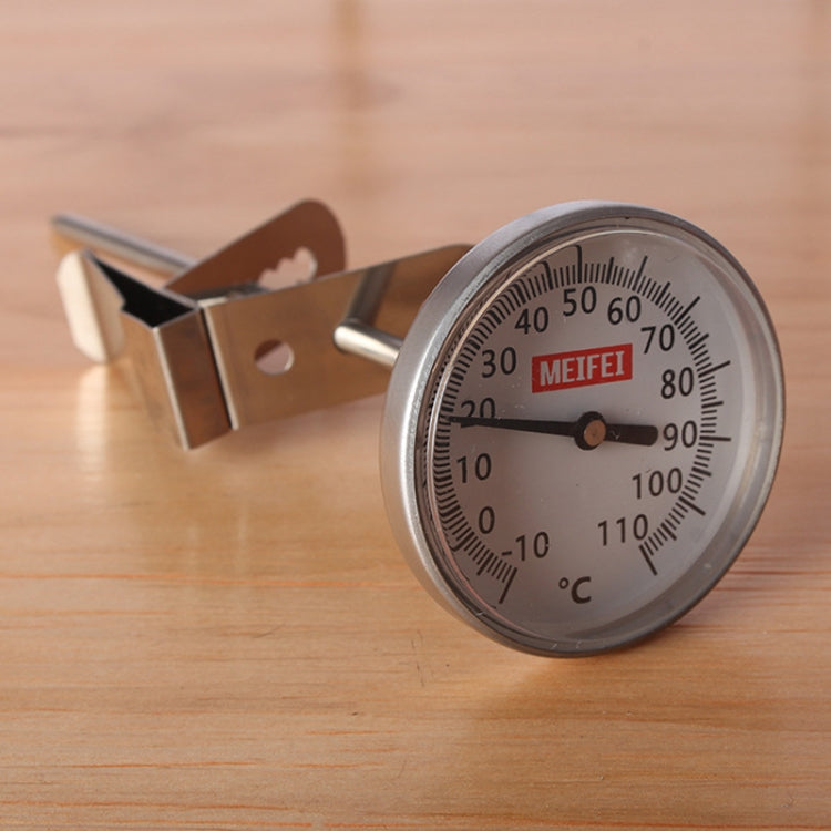 Stainless Steel Hand-brewed Coffee Large Screen Can be Hung Thermometer, Style: Reluova