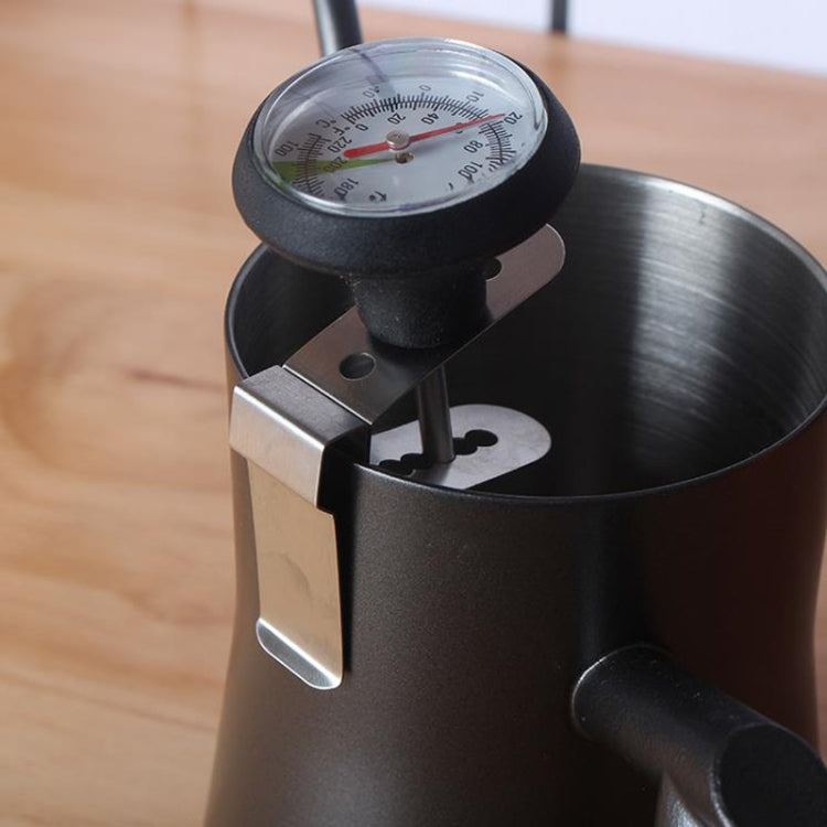 Stainless Steel Hand-brewed Coffee Large Screen Can be Hung Thermometer, Style: