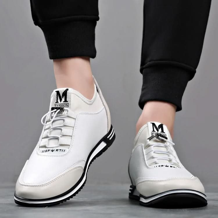 Men Spring Shoes Inner Height Increase Casual Sneakers Reluova