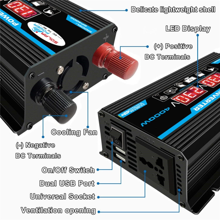 Solar Power System Inverter 30A Controller+18W 12V Solar Panel, Specification: