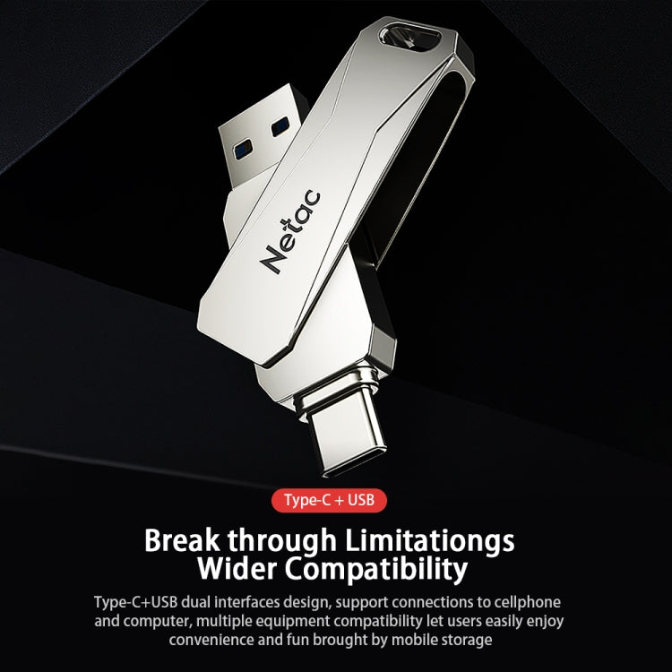 Netac U782C Type-C Dual Interface High-Speed Metal Computer USB Flash Drive My Store