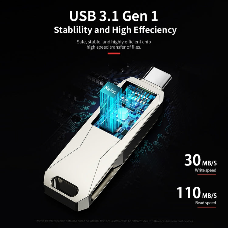 Netac U782C Type-C Dual Interface High-Speed Metal Computer USB Flash Drive My Store