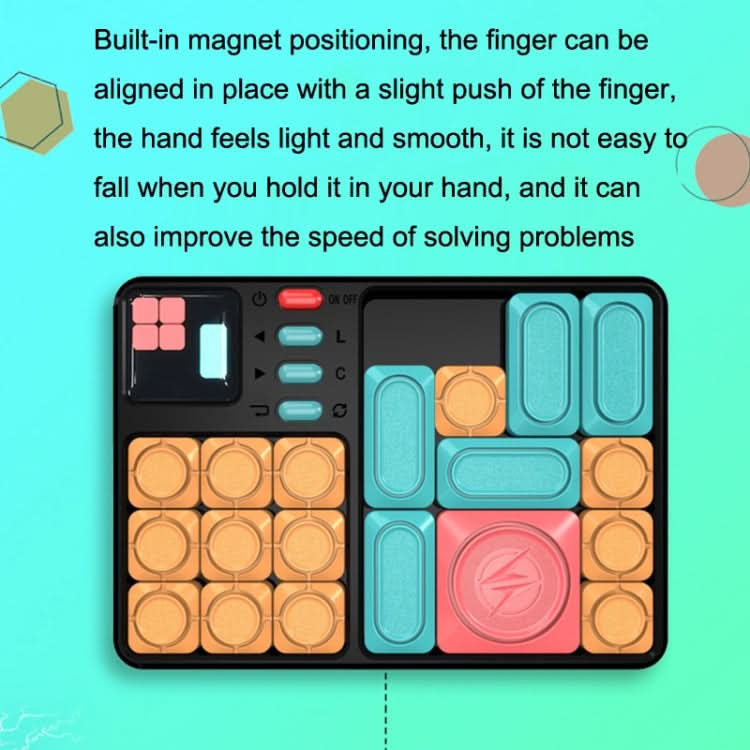 Magnetic Huarong Road Sliding Puzzle Educational Thinking Training Toy Reluova