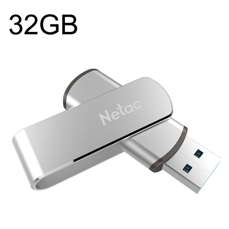 Netac U388 High Speed USB3.0 Metal Rotating Car Computer U Disk