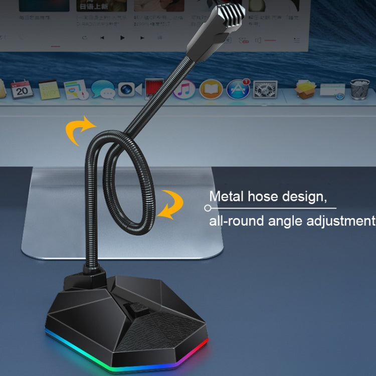 Metal Hose Meeting Desktop Microphone, Spec: