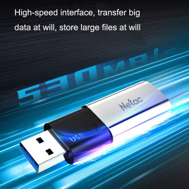 Netac US2 High-Speed Metal Capped Computer Car Mini Mobile Solid State USB Flash Drives