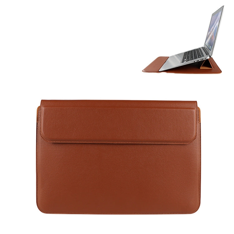 PU08DZ Leather Laptop Liner Bag with Stand Function My Store