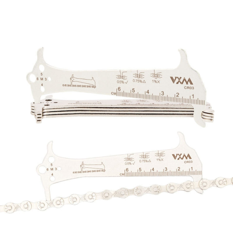 2 PCS VXM 3 In 1 Stainless Steel Mountain Bike Road Bike Chain Gauge-Reluova