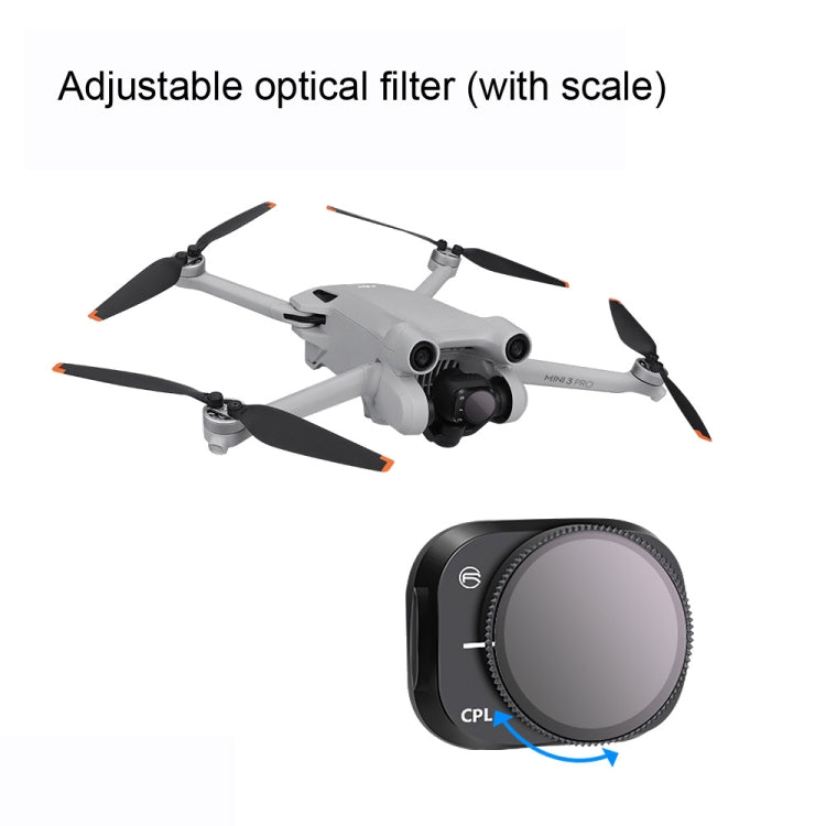 RCSTQ Aluminum Alloy Adjustable Filter Accessories for DJI Mini 3 Pro,Style: UV+CPL+ND8+ND16+ND32+ND64 6 In 1 My Store