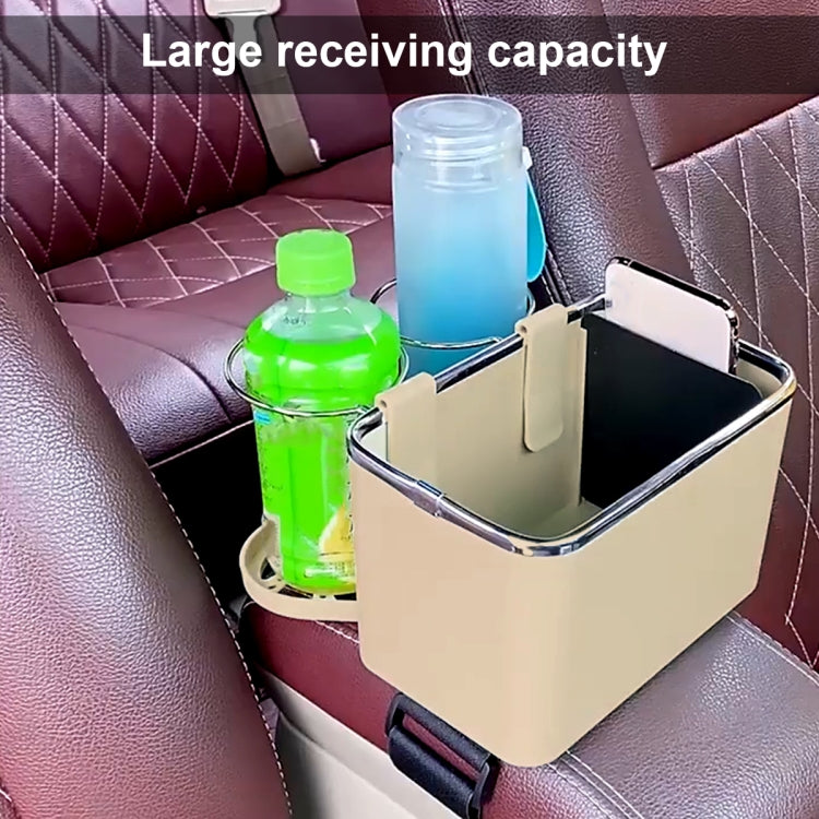 Car Paper Box Hanging Armrest Box Storage Box Cup Holder