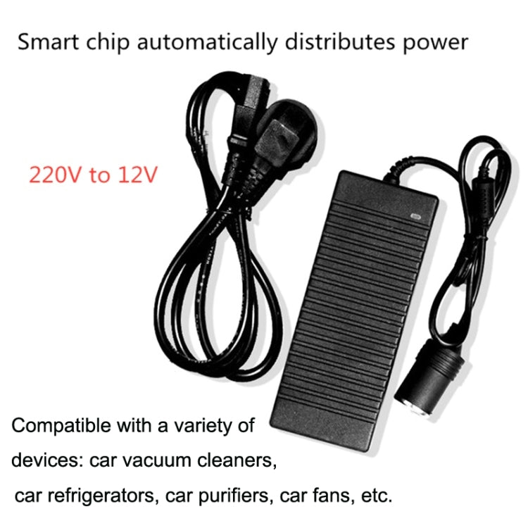 220V To 12V Power Converter 10A15A Car to Household Power Adapter, Plug Type:-Reluova