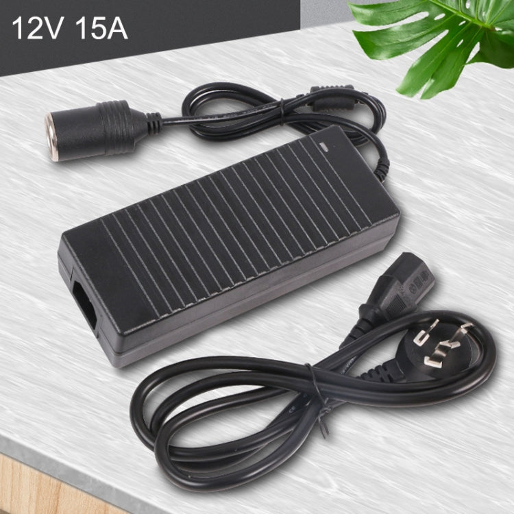 220V To 12V Power Converter 10A15A Car to Household Power Adapter, Plug Type:-Reluova