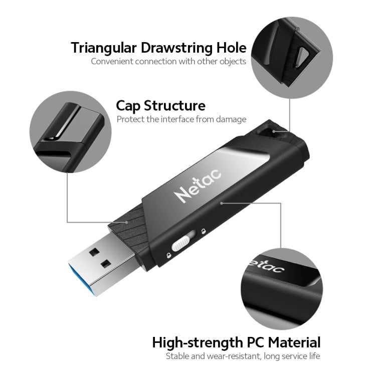 Netac U336 Protection With Lock Car High-Speed USB Flash Drives My Store