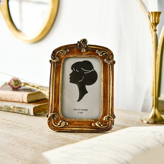 Retro Imitation Wood Home Decor Photo Frames, Spec: