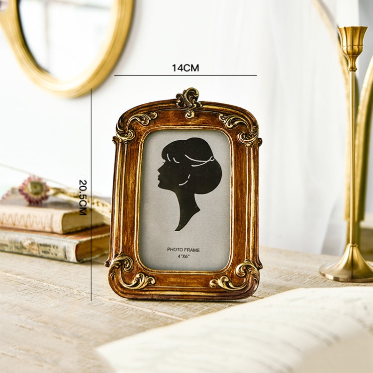 Retro Imitation Wood Home Decor Photo Frames, Spec: