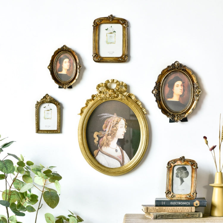 Retro Imitation Wood Home Decor Photo Frames, Spec: