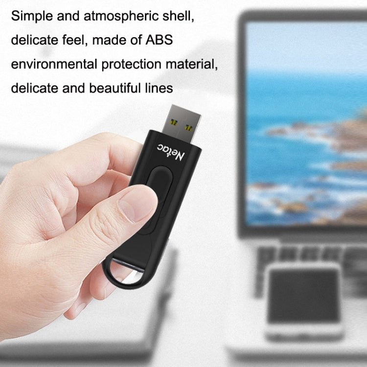 Netac U309 High Speed USB3.0 Push-Pull Encrypted USB Flash Drive