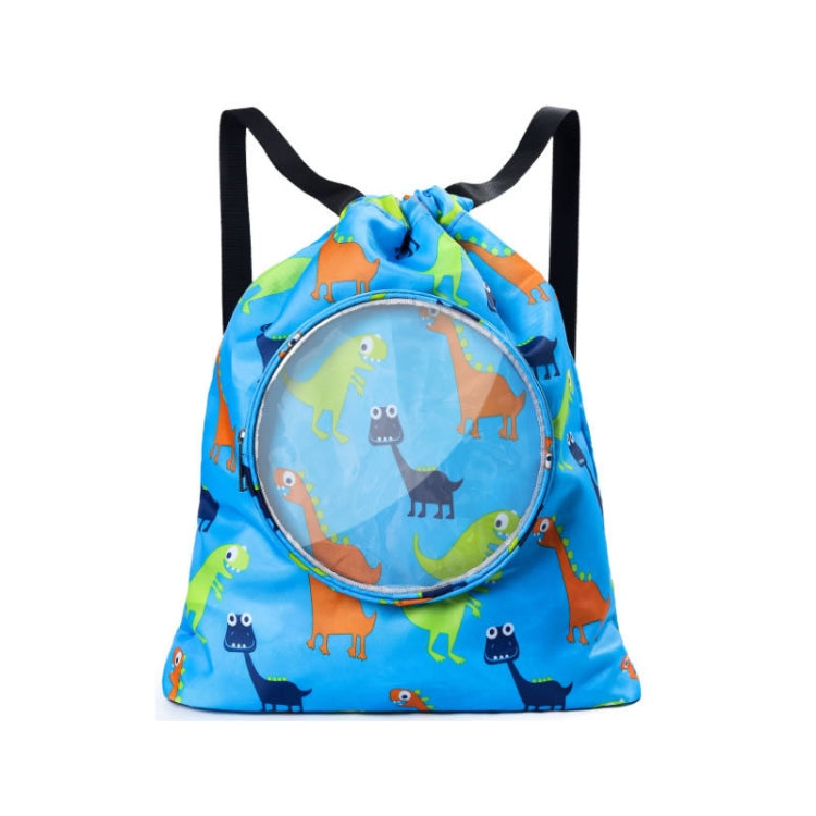 Wet And Dry Separation Waterproof Drawstring Shoulder Beach Swimming Bag For Children Reluova